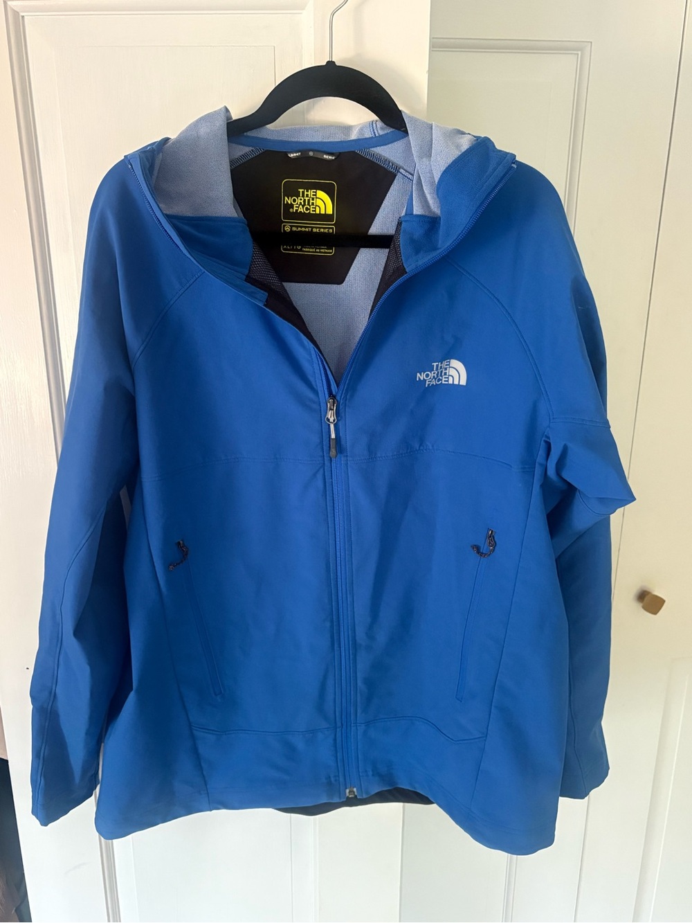 The North Face Royal Blue Hooded Softshell Jacket